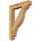 Ekena Millwork Funston Arts & Crafts Rough Sawn Bracket, Western Red Cedar, 4"W x 26"D x 34"H BKT04X26X34FST03RWR - alternate 1